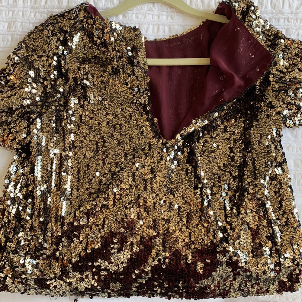 Sequin top